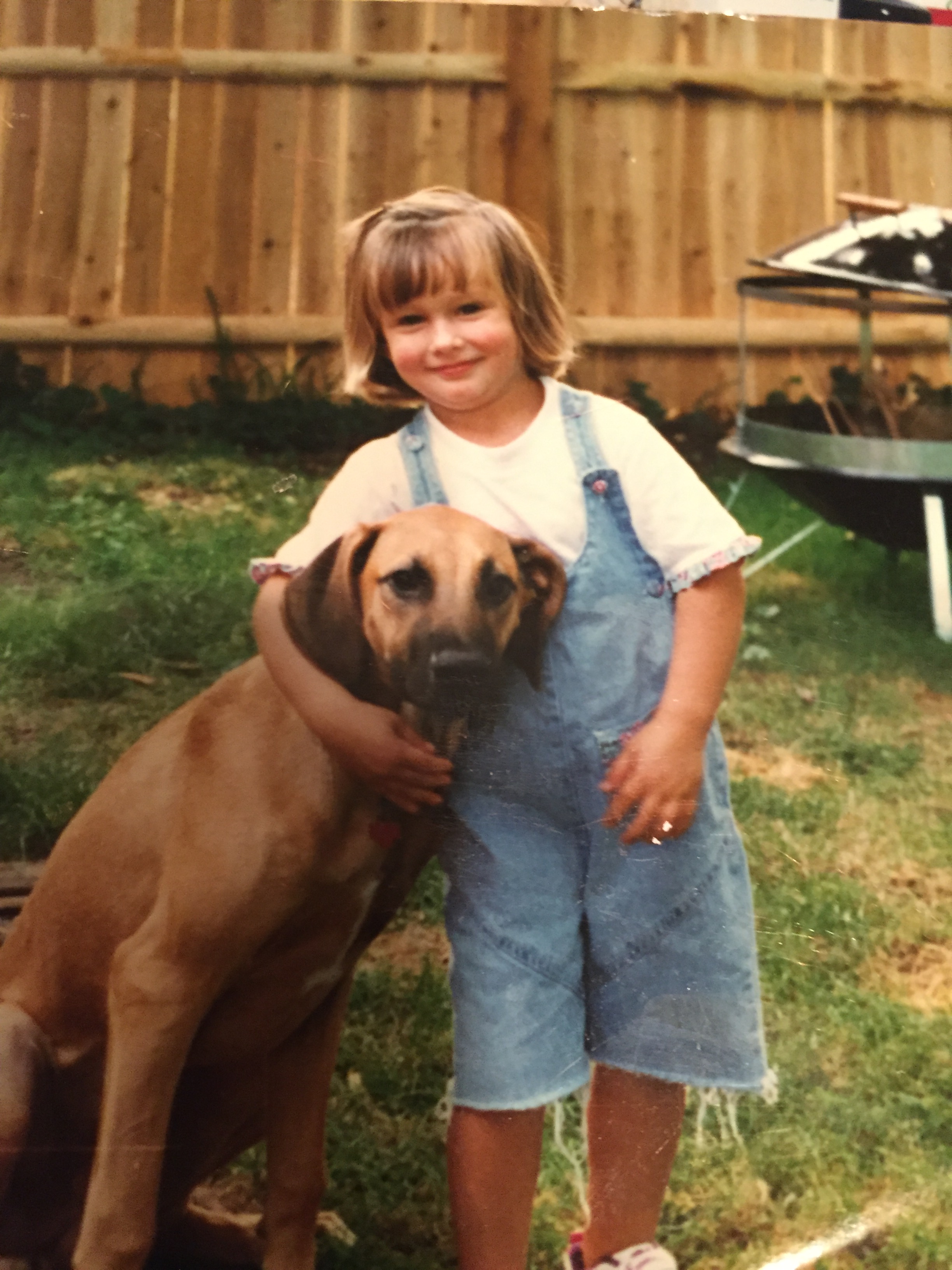 Haley as a little girl