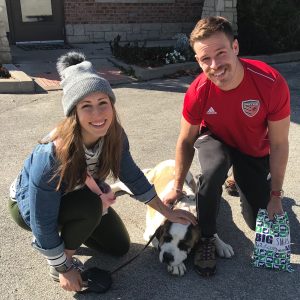 Haley and Dustin with Eleanor